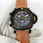 New Replica Panerai Navy Seals Submersible Limited Editon PAM1325 Watch Brown Leather Band